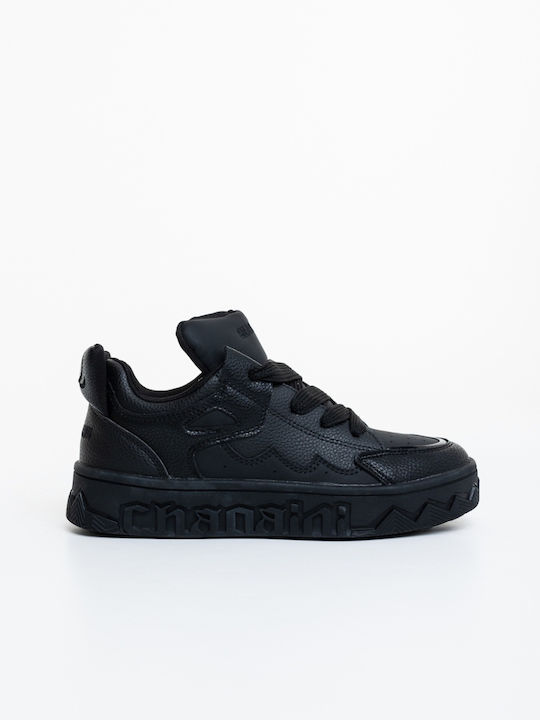 Damentaschen Flatforms Sneakers Schwarze