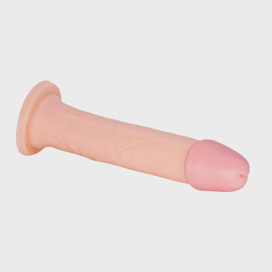 STD Ρεαλιστικό Dildo με Βεντούζα Flesh