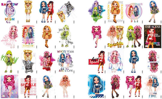 Coloring Book Αυτοκόλλητα Ideyka Rainbow