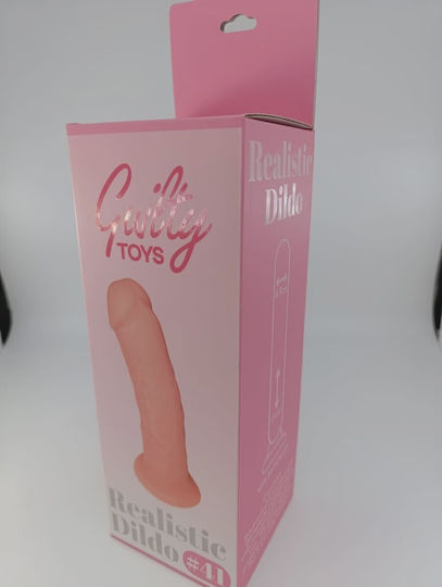 Guilty Toys Realistic Dildo With Suction Cup Flesh