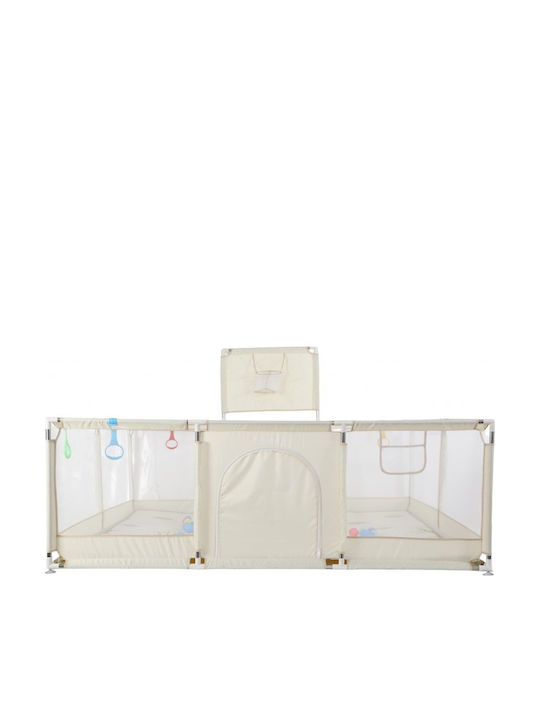 Parc cu Saltea Bej 200x180cm