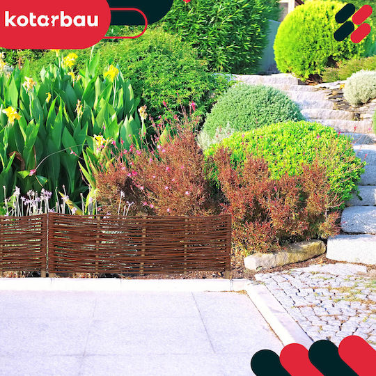 Kotarbau Gardă Viu De Grădină În Culoare Bej 60x20cm