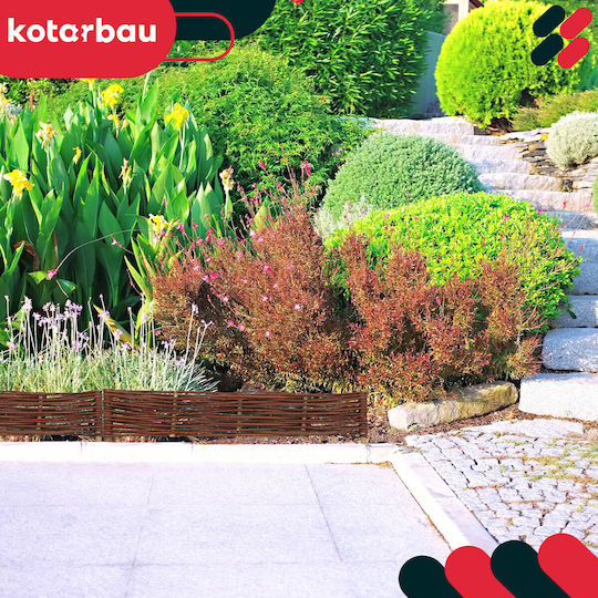 Kotarbau Gartenhecke in Beiger Farbe 60x10cm 5 Stück