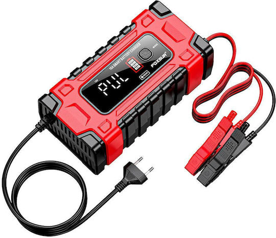 Foxsur Car Battery Charger 12/24V 10A