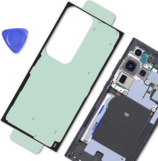 Samsung Battery Cover Mounting Adhesive Galaxy S23 Ultra Service Pack Black Green