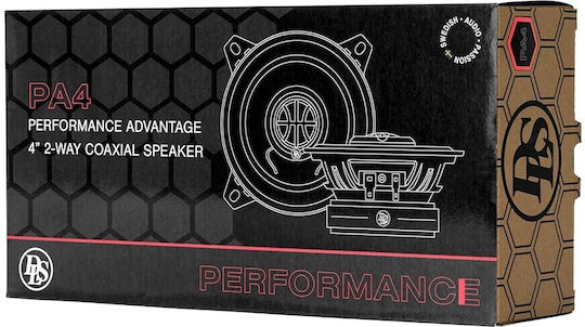 DLS PA4 Σετ Ηχεία Αυτοκινήτου Ομοαξονικά 4" με 40W RMS (2 Δρόμων)