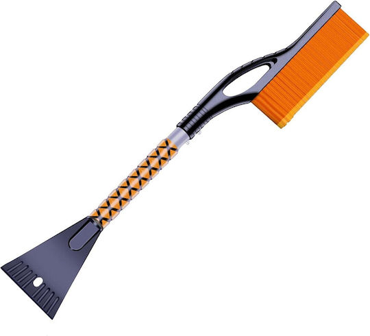 Perie Răzuitoare Zăpadă Gheață Mașină Alista Home Multifuncțională Detasabilă Mâner Antiderapant Aluminiu Plastic Spargător Gheață Parbriz Soluție Iarnă Dezghețare 68x24x11.1 Cm Portocalie
