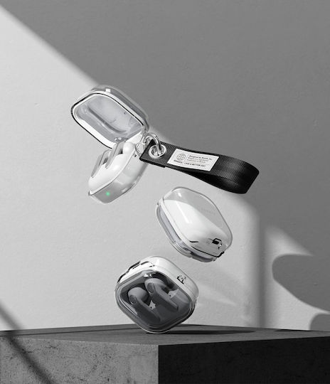 Ringke Air Case with Hook Transparent Black for Galaxy Buds4 / 4 Pro
