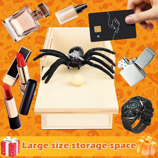 Holz Interaktives Spielzeug Pop-up Spider Prank Joke Verschiedene Designs