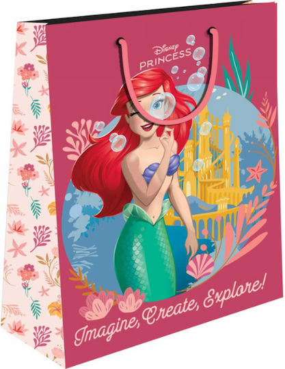 Διακάκης Χάρτινη Τσάντα για Δώρο με Θέμα "Disney Princess" 45x12x33εκ.