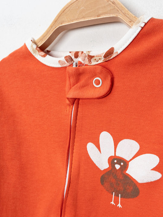 SteweHome Set Baby-Strampler Orange 3 Stück