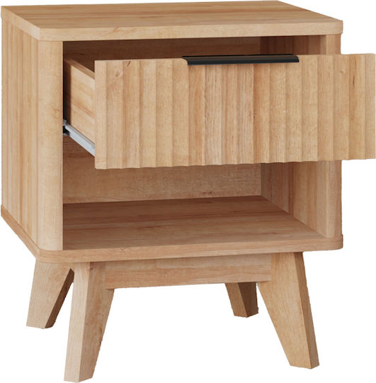 Noptieră Hamea Lemn Bej 45x39.5x50.2cm