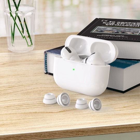 AHAstyle PT99-2 Medium Silicone Covers in White Color for Apple AirPods Pro
