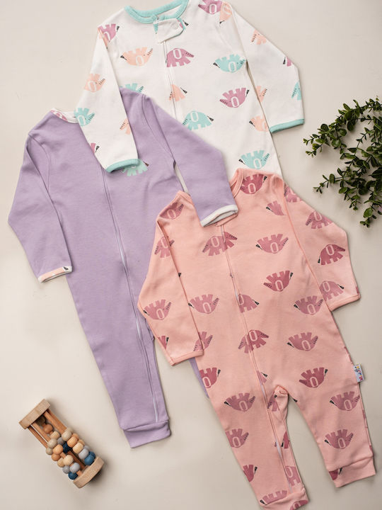 SteweHome Set Gray Onesies 3 Pieces