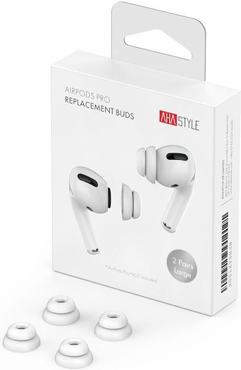AHAstyle PT99-2 Small Silicone Covers in White Color for Apple AirPods Pro