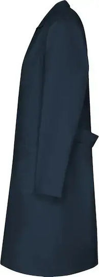Roly Female Long-Sleeved Medical Dressing Gown Vaccine Woman Code 9093 Navy Blue M
