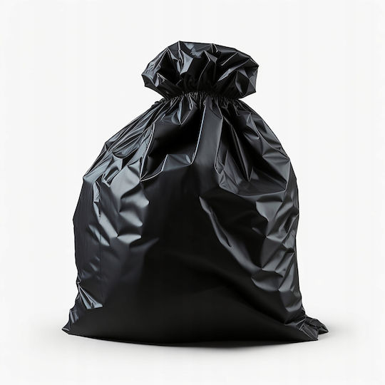 Sarantis Sacuri De Gunoi Capacitate 20lt Cu Mânere 55x44cm 40 Bucăți Negre