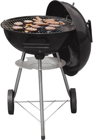 Barbecue Charcoal Kinghoff Kh 2033 Adjustable Ventilation Wheels Steel Black