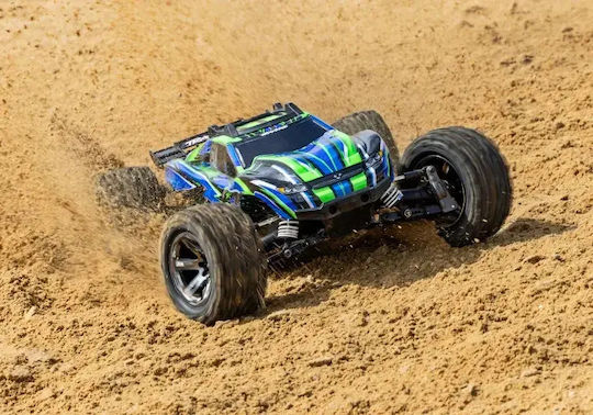 Traxxas Rustler 4x4 Vxl Τηλεκατευθυνόμενο Φορτηγό 4WD Πράσινο