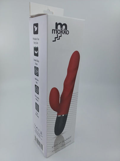 Mokko Toys Δονητής Rabbit Κόκκινος