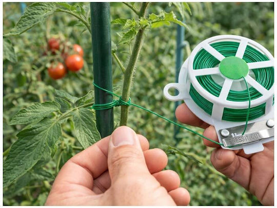 Sârmă De Grădină Pentru Legarea Plantelor 20m Cu Tăietor Integrat Aria Trade