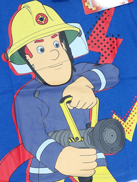 Kinderoberteil Kurzärmelig Blau Fireman Sam