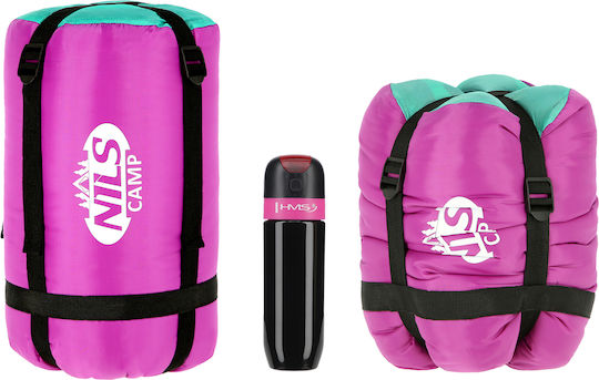 Nils Sleeping Bag Μονό Καλοκαιρινό Nc2008 Fioletowo-tukusowy
