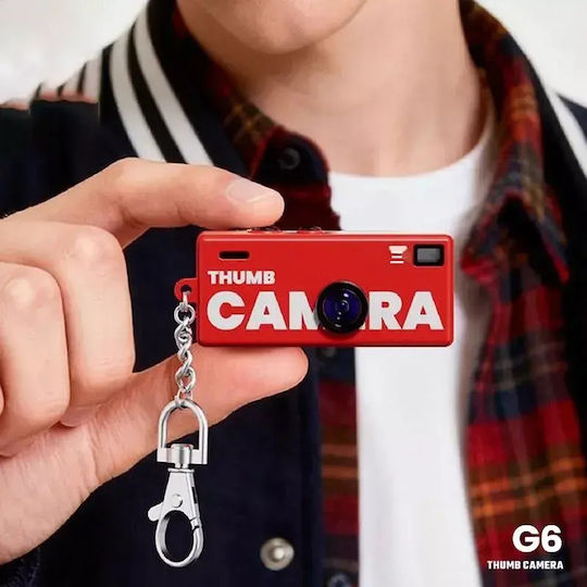 Mini Camera Keychain Thumb Camera Retro Screen & Full Hd 1080p Green G6