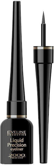 Eveline Eyeliner Waterproof 2000 Percent Waterproof Liner Lichid 5ml
