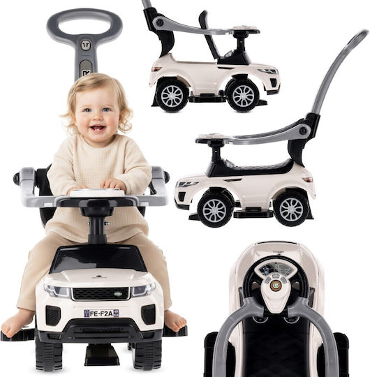 Sun Baby Baby Lauflernhilfe Ride On mit Elterngriff für 12+ Monate Weiß