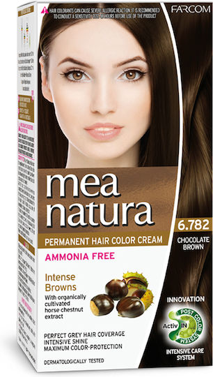 Farcom Mea Natura Βαφή Μαλλιών Χωρίς Αμμωνία 6.88 Σοκολατί 60ml