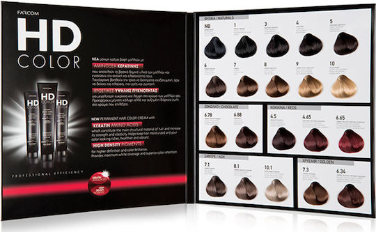 Farcom HD Color Боя За Коса 1 Черен 60ml