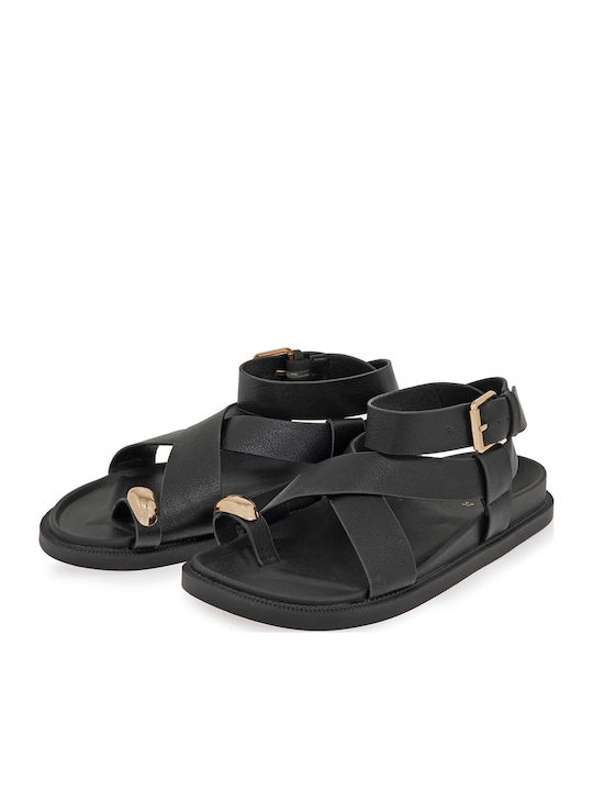 Flatforms Damen Schwarz