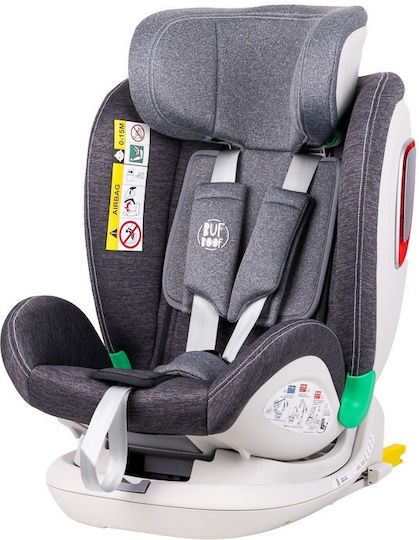 Buf Boof Platinum Deluxe Car Seat i-Size with Isofix Gray 0-36 kg