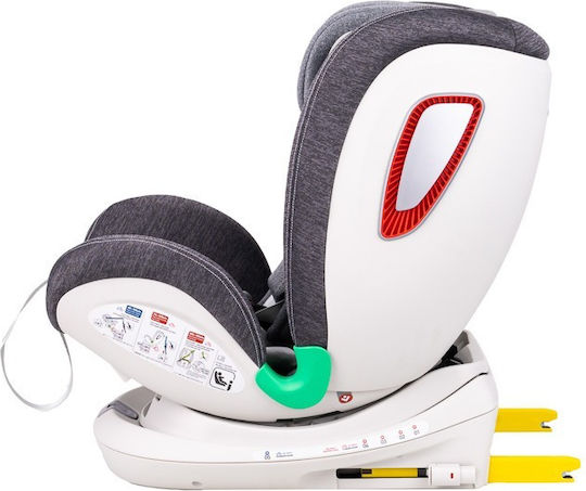 Buf Boof Platinum Deluxe Car Seat i-Size with Isofix Gray 0-36 kg