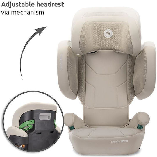 Lorelli GrowGo Καθισματάκι Αυτοκινήτου High-back Booster i-Size με Isofix Black
