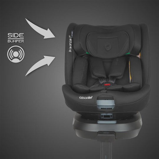 Coccolle Ario Καθισματάκι Αυτοκινήτου i-Size με Isofix Midnight Black