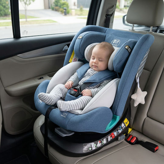 Buf Boof Saphir Deluxe Scaun Auto i-Size cu Isofix Albastru 0-36 kg