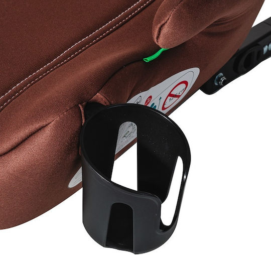 Buf Boof Hero Καθισματάκι Αυτοκινήτου Booster i-Size με Isofix Brown 22-36 kg