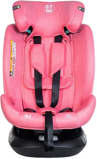 Buf Boof Saphir Deluxe Scaun Auto i-Size cu Isofix Unicorn Roz 0-36 kg