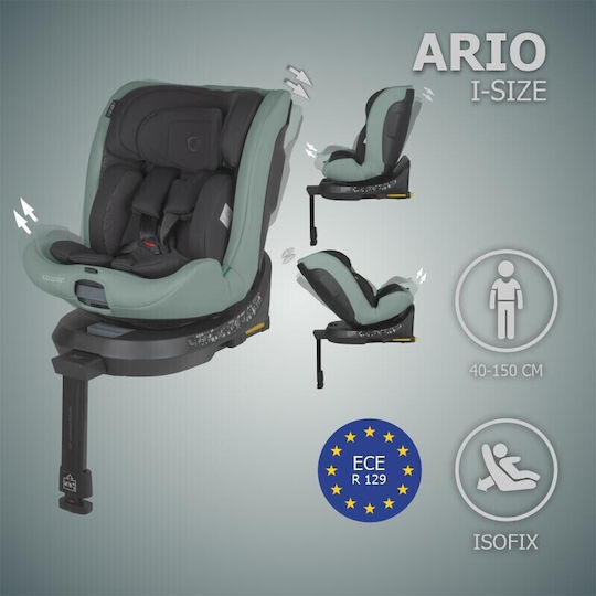 Coccolle Ario Καθισματάκι Αυτοκινήτου i-Size με Isofix Forest Sage
