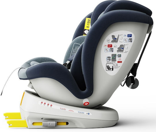 Buf Boof TWT Plus Deluxe Детско Столче за Кола High-back Booster i-Размер с Isofix Blue 0-36 кг