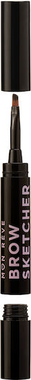 Mon Reve Brow Sketcher Augenbrauen-Bleistift 02 Dunkelblond