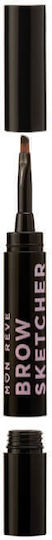 Mon Reve Brow Sketcher Augenbrauen-Bleistift 02 Dunkelblond