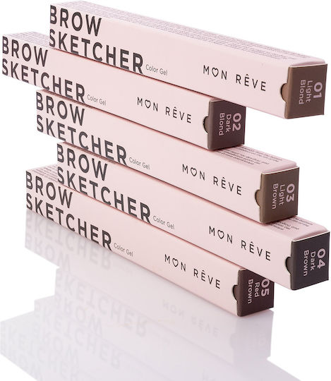 Mon Reve Brow Sketcher Augenbrauen-Bleistift 04 Dunkelbraun