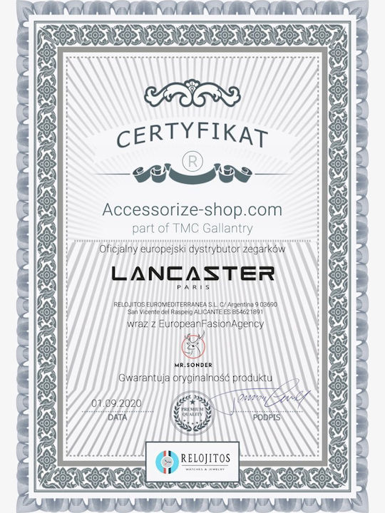 Lancaster Paris Women's Sunglasses with Red Metal Frame and Red Gradient Lens SLA0734-2