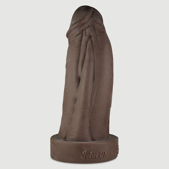 Τεράστιο & Παχύ Ομοίωμα Πέους Σιλικόνης Jabba Hut Platinum Silicone X-large Fat Dildo 35,5 Cm Καφέ