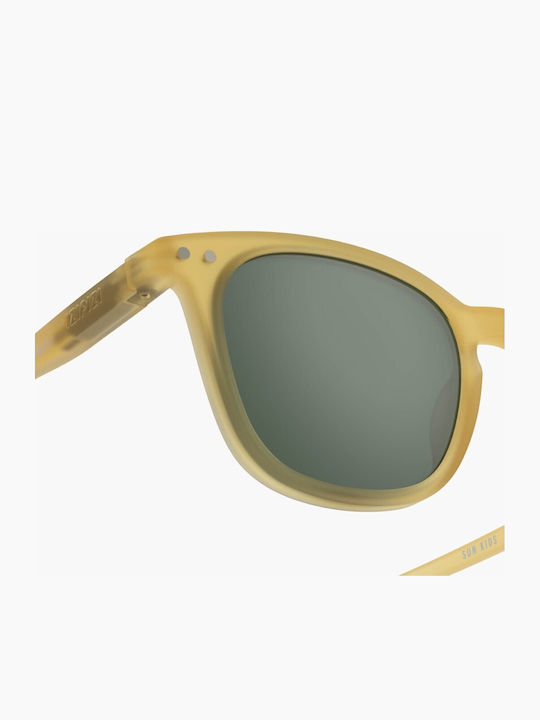 Izipizi Kids Sunglasses with Polarized Lens Matte Transparent Yellow Honey for 3-5 Years
