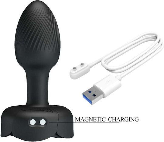 Πρωκτική Σφήνα με Δόνηση Flesh 9cm