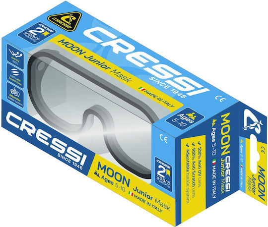 CressiSub Μάσκα Θαλάσσης Παιδική Moon Διάφανο